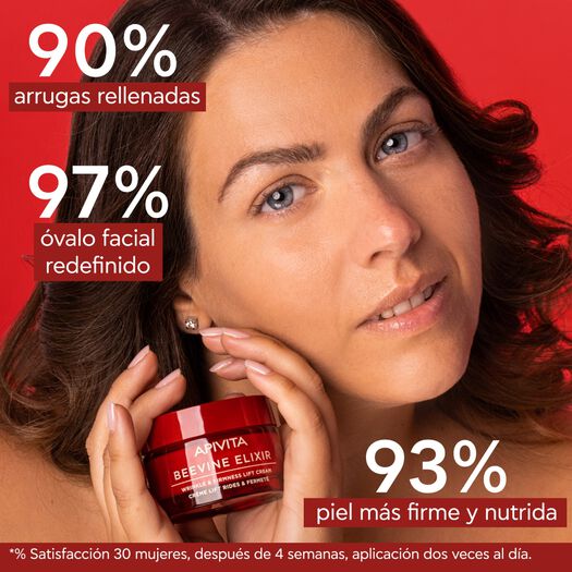 Crema Lift Arrugas & Firmeza - Textura Rica Beevine Elixir 50ml Apivita, , large image number 4