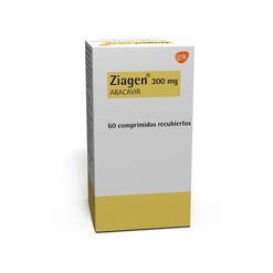Ziagen 300 mg Caja 60 Comprimidos