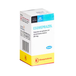 Esomeprazol 20 mg x 30 Cápsulas con Gránulos con Recubrimiento Entérico BADEN