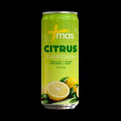 Lata Agua Mas Citrus Con Gas 310Ml