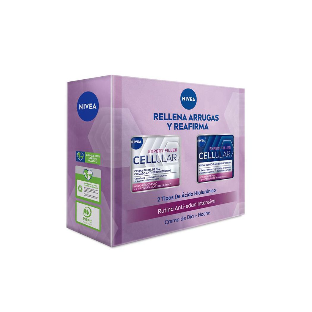 NIVEA Pack Cellular Expert Filler Crema Día 50ml + Crema Noche 50ml, , large image number 1