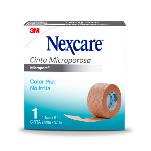 Cinta Micropore Nexcare Piel 24Mmx9.1M, , large image number 1