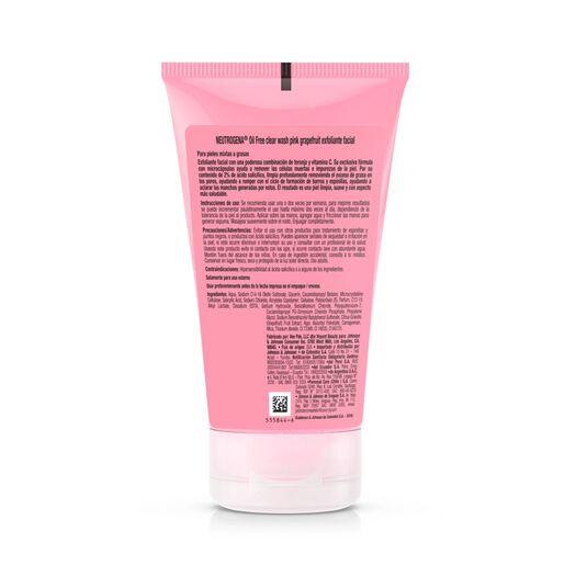 exfoliante facial neutrogena pink grapefruit x 124 ml, , large image number 2
