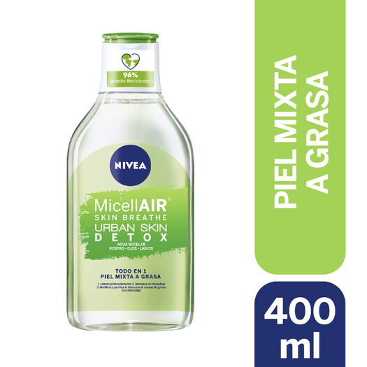 LOCIÓN MICELAR NIVEA SKIN DETOX 400ML, , large image number 0