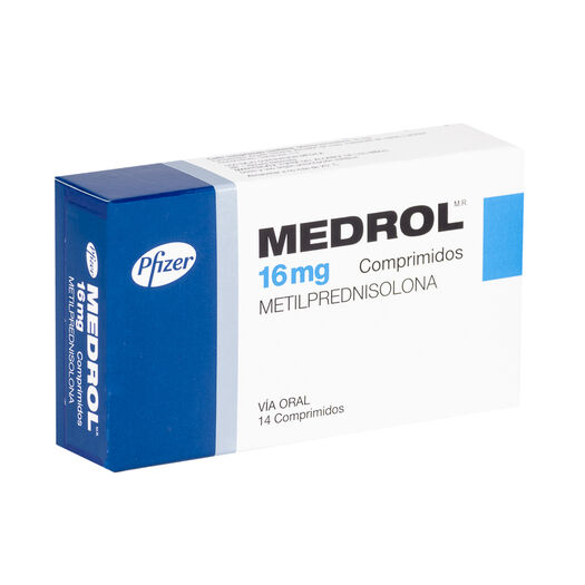 Medrol 16 mg x 14 Comprimidos, , large image number 0