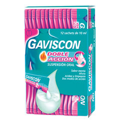 Gaviscon Doble Accion 10 mL Suspensión Oral x 12 Sachets
