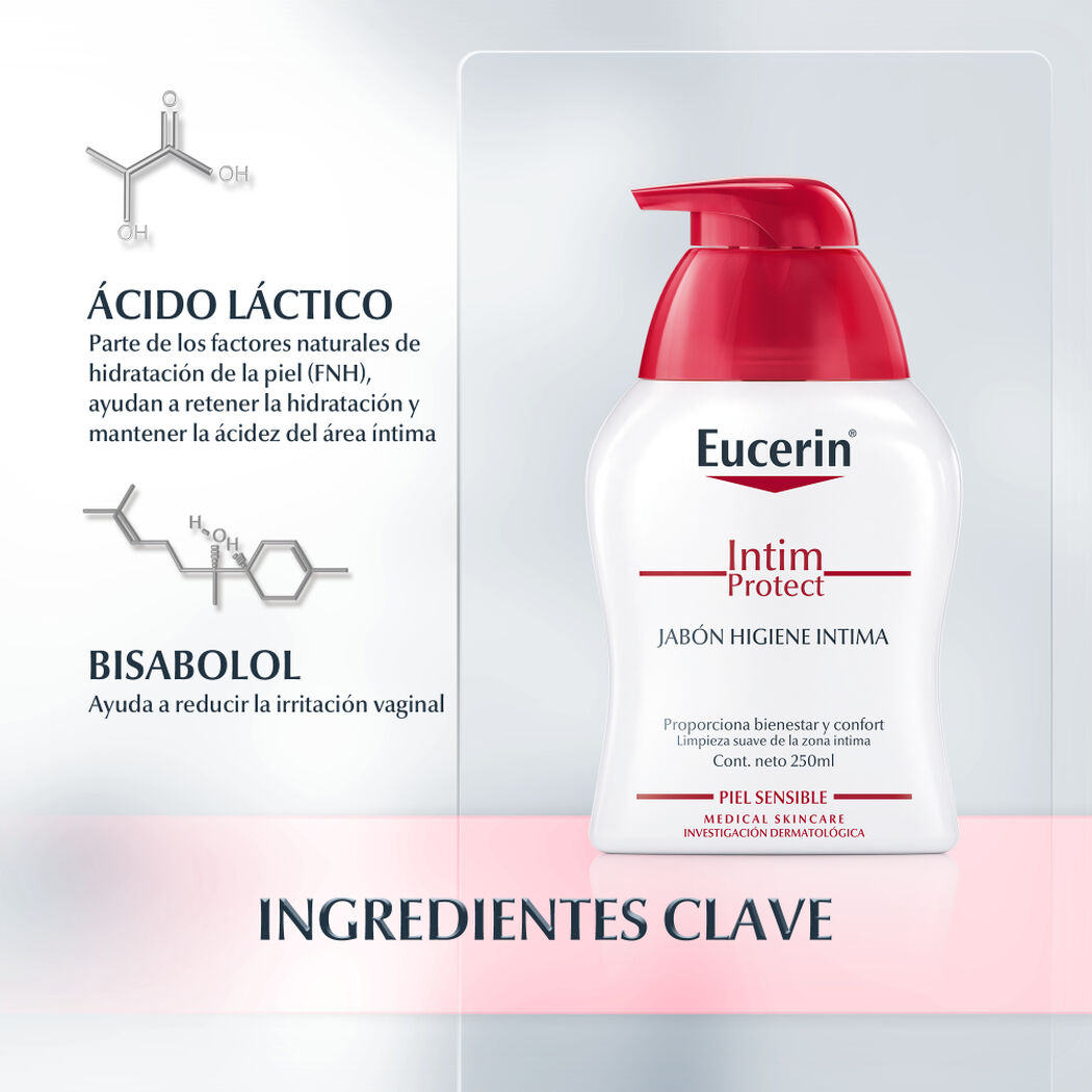 Jabón Líquido Eucerin Cuidado Íntimo 250 mL, , large image number 3