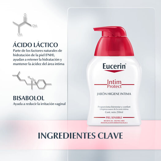 Jabón Líquido Eucerin Cuidado Íntimo 250 mL, , large image number 3