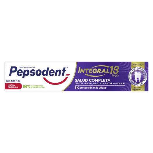Pepsodent Pasta Dental Integral 18 Salud Completa 75ml, , large image number 1