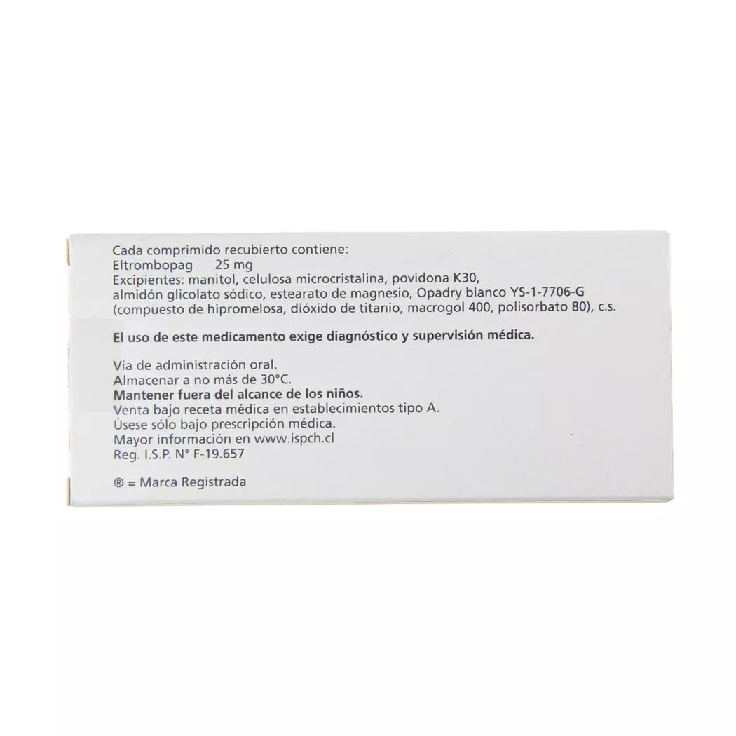Revolade 25 mg x 28 comprimidos, , large image number 1