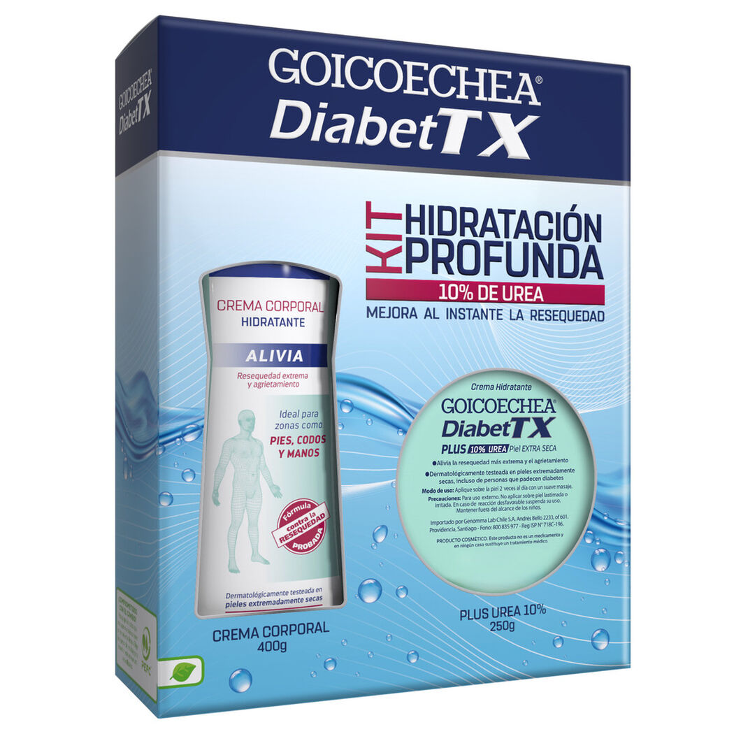 Pack Diabet Tx Corporal 400Ml+ Crema Urea 250Gr, , large image number 2