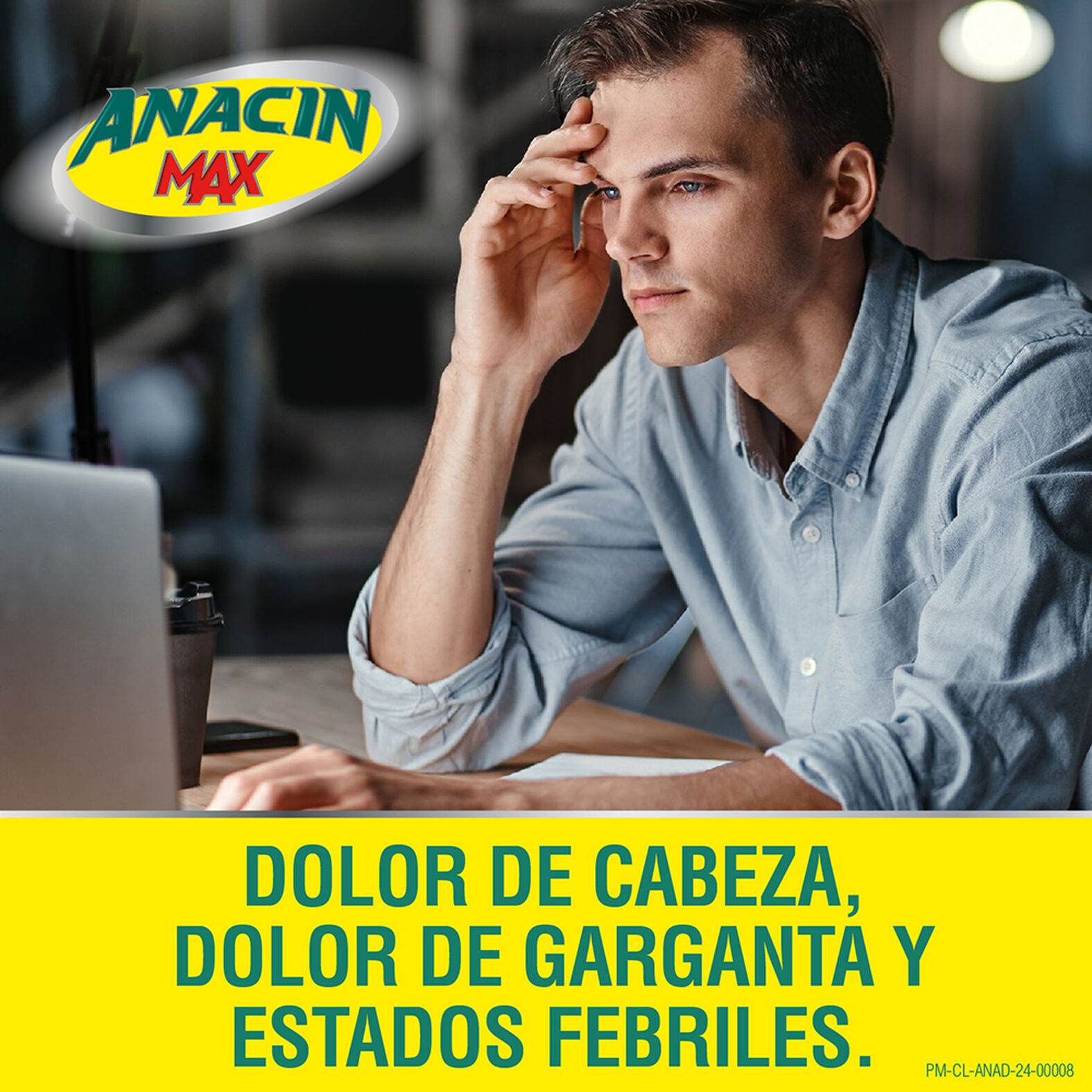 Anacin Max 8 Comprimidos Recubiertos | Farmacias Ahumada