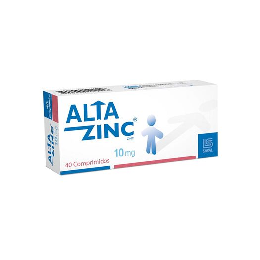 Alta Zinc 10 mg x 40 Comprimidos, , large image number 0