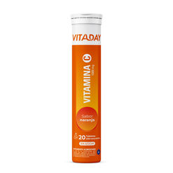 Vitamina C Vitaday 1000 mg Sabor Naranja 20 comprimidos efervescentes