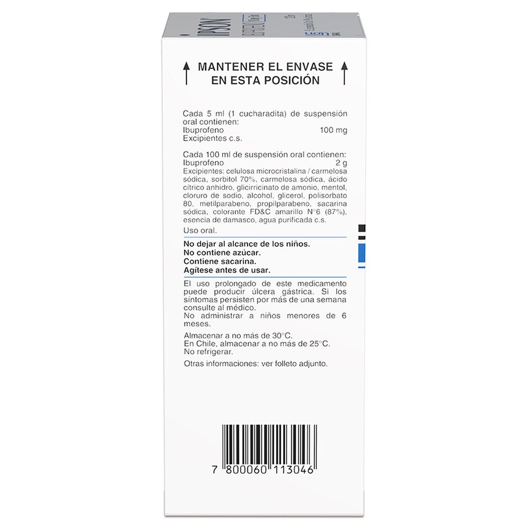 Ipson 100 mg/5 mL x 120 mL Suspensión Oral, , large image number 1