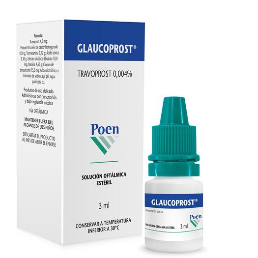 Glaucoprost 0,004 % x 3 mL Solucion Oftalmica, , large image number 0