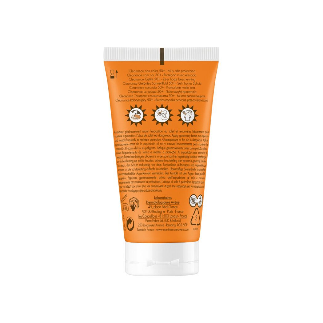 Protector Solar Avene Cleanance Color SPF 50+ 50 mL, , large image number 2