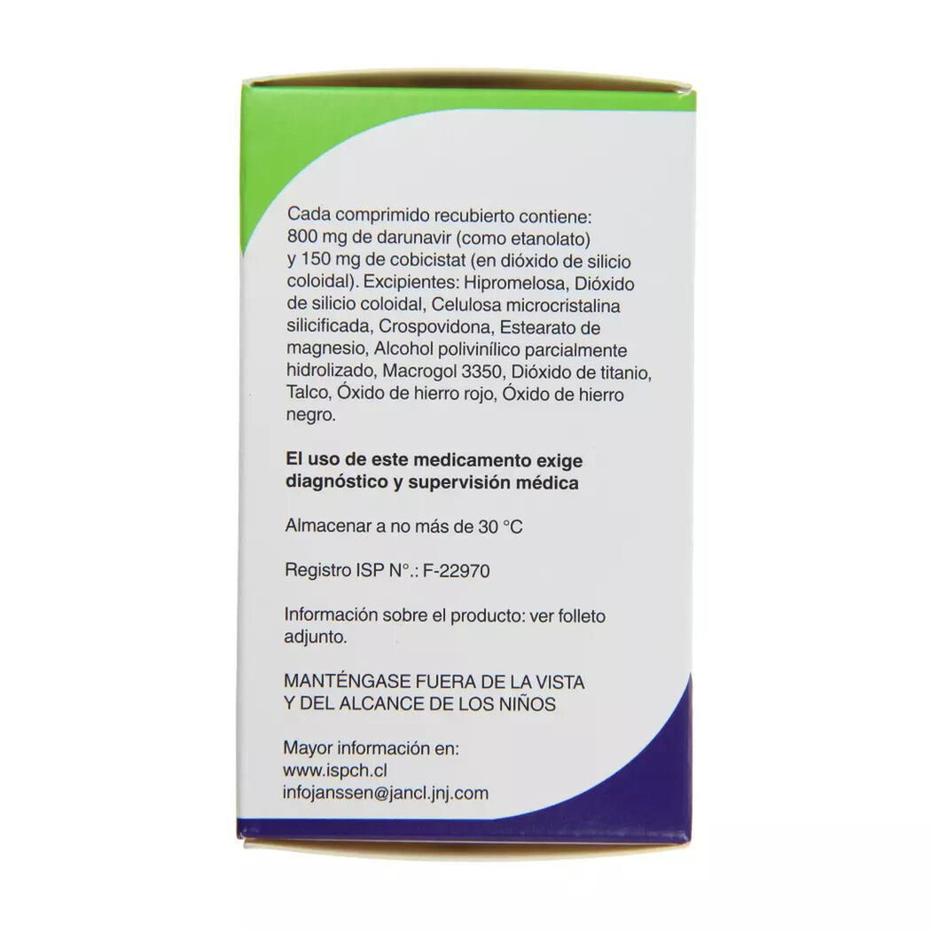 Prezcobix 800 mg/150 mg x 30 comprimidos recubiertos, , large image number 1