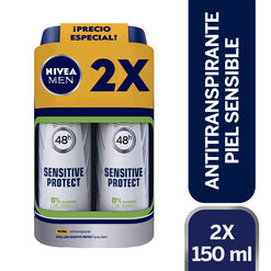 Desodorante Nivea Spray Aclarado Natural Classic Touch 150 mL 2 un