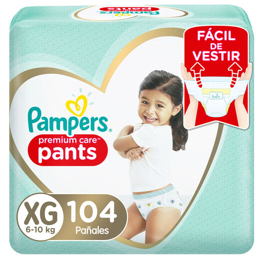 Pañal Pampers Pants Premiun Care Xg 104 Un, , large image number 0