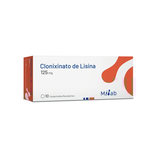 Clonixinato de Lisina 125 mg x 10 Comprimidos MINTLAB CO SA, , large image number 0