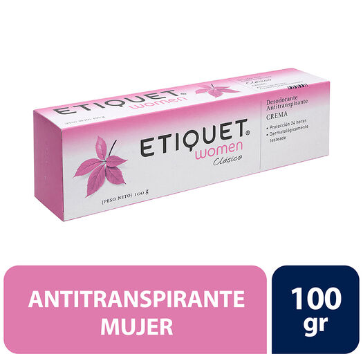 Etiquet Desodorante Crema Woman Clasico x 100 g, , large image number 0