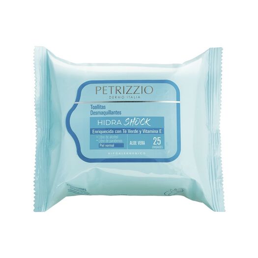 Petrizzio Toallitas Desmaquillantes Hidrashock x 25 Unidades, , large image number 0