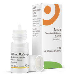 Zabak 0,025 % x 5 mL Solucion Oftalmica