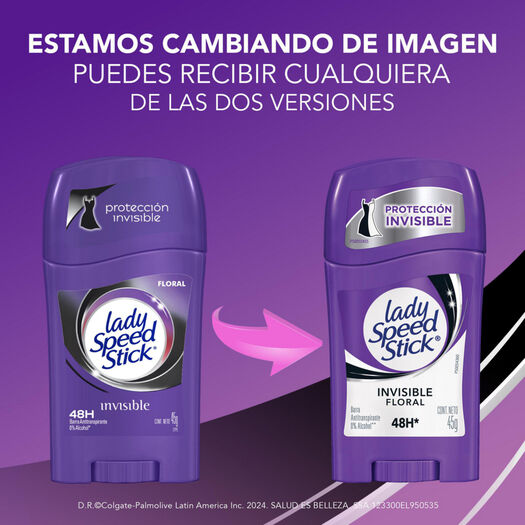 Desodorante en Barra Lady Speed Stick Invisible Floral 45g, , large image number 3