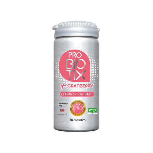 Probiotix Cranberry 4 Cepas 2,5 Bi.30Cap, , large image number 0