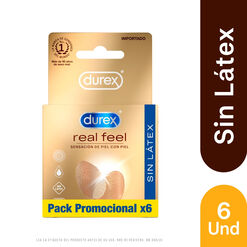 Preservativo Durex Real Feel 6Un