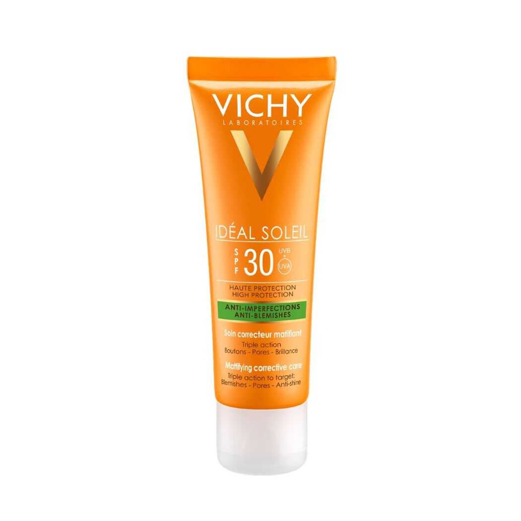 Vichy Protector Solar Ideal Soleil Anti Imperfecciones Fps30 x 30 mL, , large image number 0