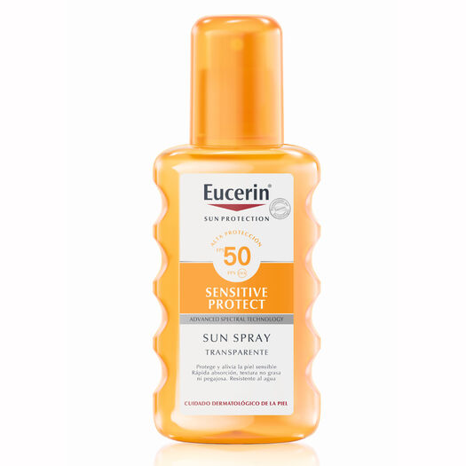 PROTECTOR SOLAR SPRAY TRANSPARENTE EUCERIN FPS 50+ 200 ML, , large image number 0