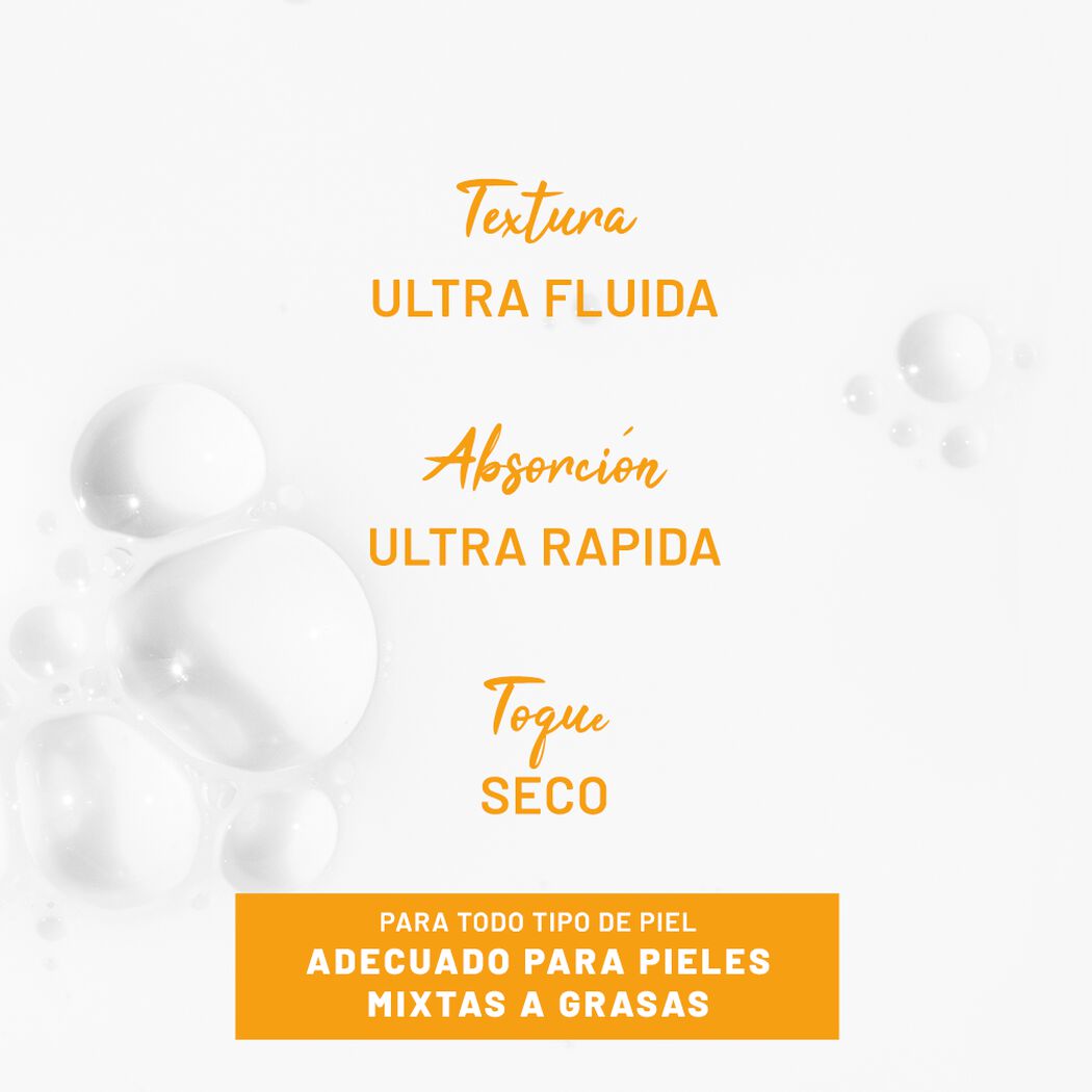 Protector Solar Uveblock Ultra Fluido Toque Seco FPS 50+ 40 mL, , large image number 3