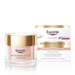 Crema Eucerin Hyaluron Filler Elasticity Rose Día FPS 30 50 mL