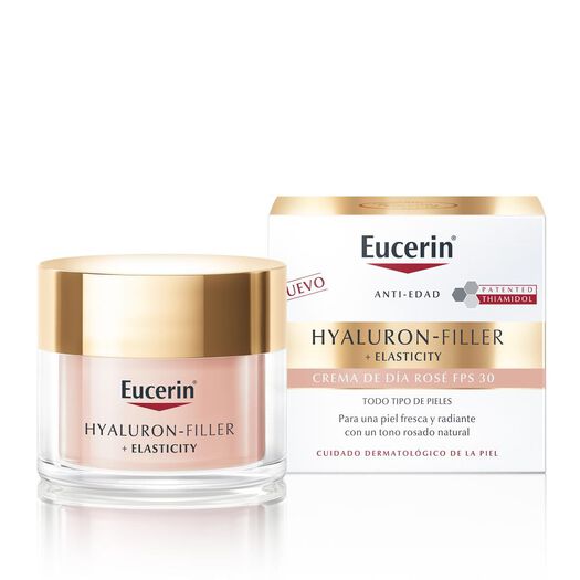 Crema Eucerin Hyaluron Filler Elasticity Rose Día FPS 30 50 mL, , large image number 0