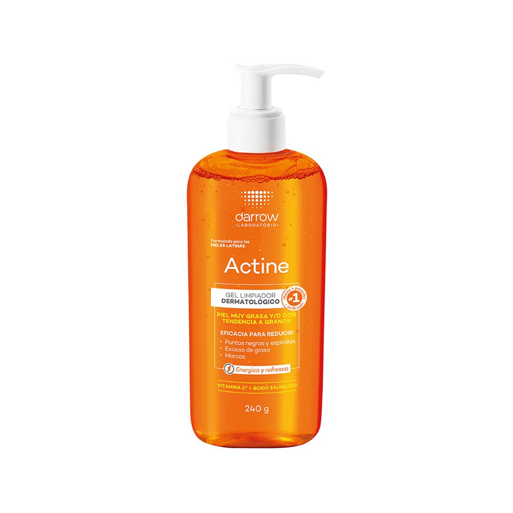 Darrow Actine Gel Limpiador Dermatológico 240G, , large image number 0