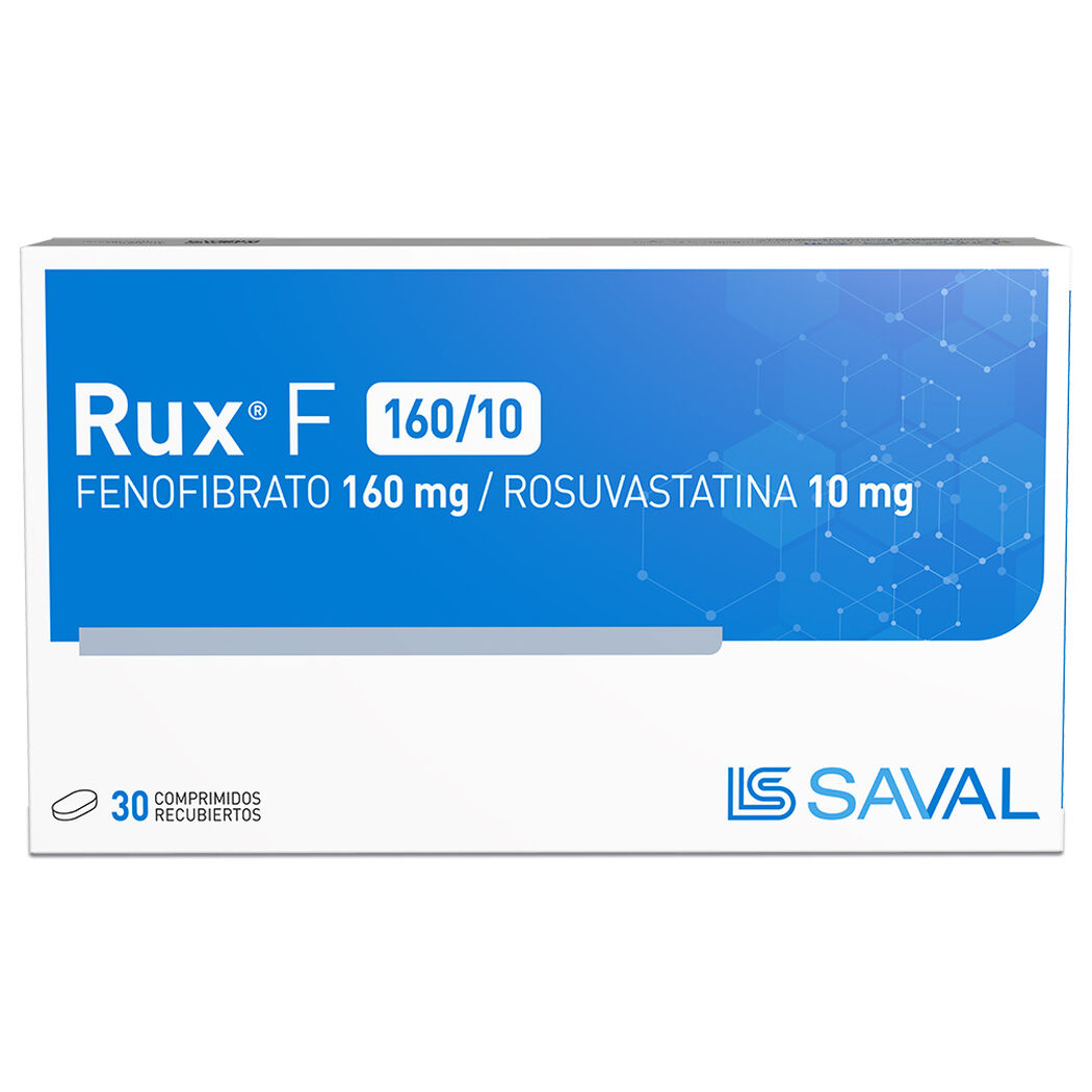 Rux F 160 mg / 10 mg 30 comprimidos, , large image number 0