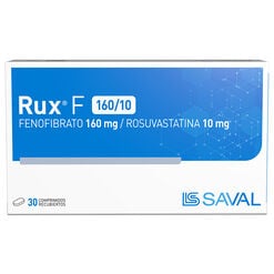 Rux F 160 mg / 10 mg 30 comprimidos