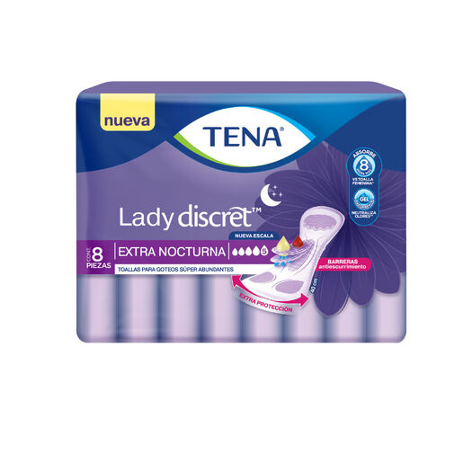 Toalla Incontinencia Lady Nocturna 8Un, , large image number 1
