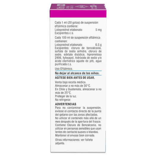 Oftol Forte 0,5 % x 5 mL Suspensión Oftálmica, , large image number 1