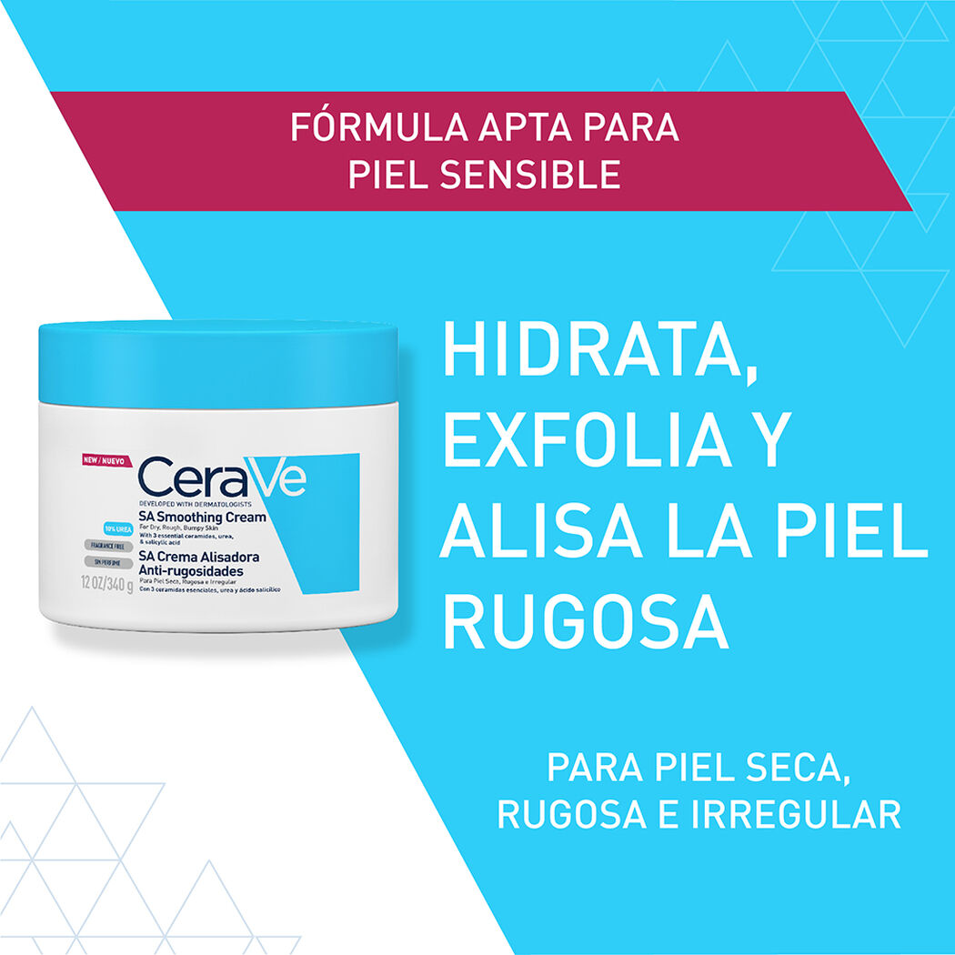 Crema Cerave Sa Smoothing 340 g, , large image number 1