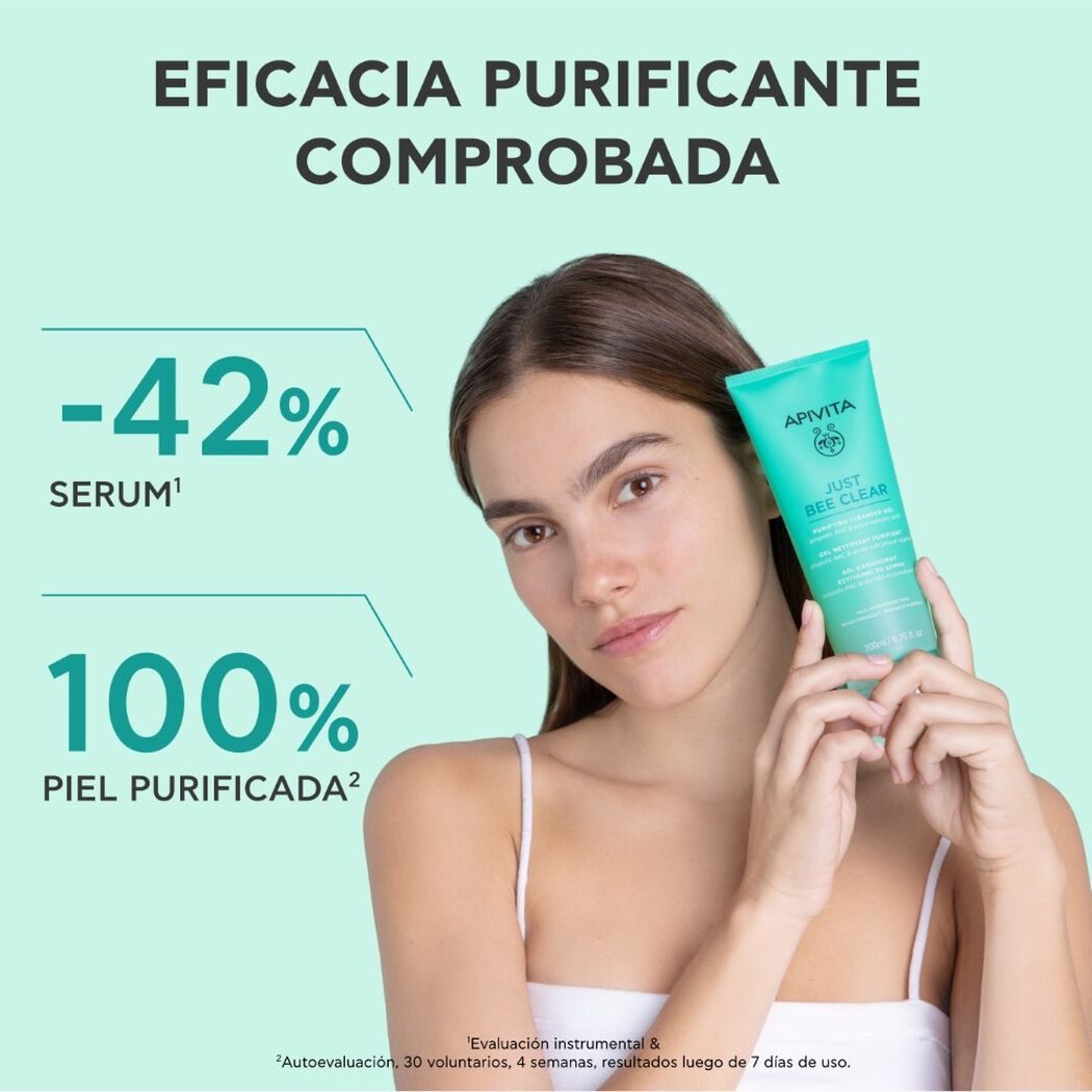 Apivita Gel Limpiador Just Bee 200Ml, , large image number 2