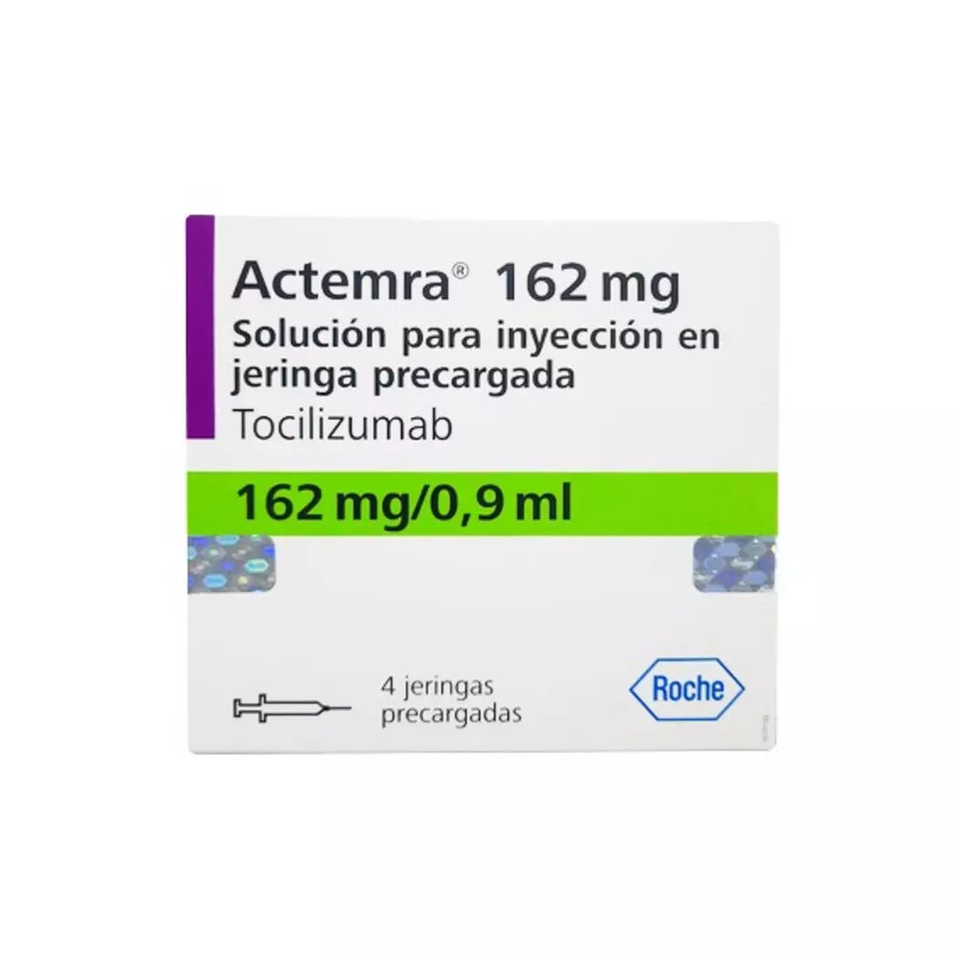 Actemra 162 mg/0,9 ml x 4 jeringas prellenadas soluci&oacute;n inyectable, , large image number 0