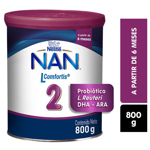 Fórmula Infantil Nan 2 L Comfortis 800g , , large image number 0