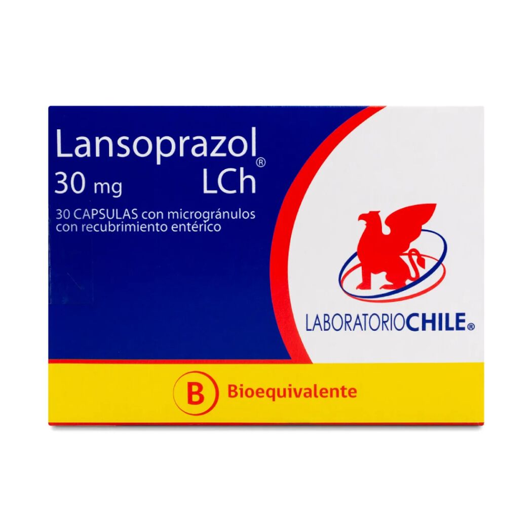 Lansoprazol 30 mg x 30 C&aacute;psulas con Microgr&aacute;nulos con Recubrimiento Ent&eacute;rico CHILE, , large image number 0