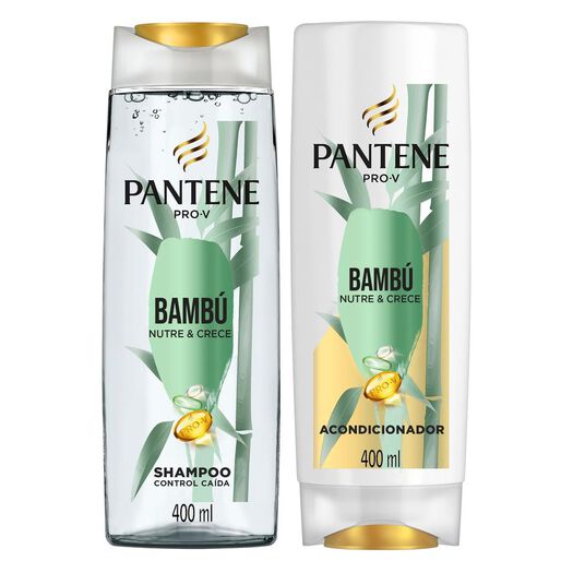Shampoo Pantene Bambu 400mL + Acondicionar 400 mL, , large image number 0