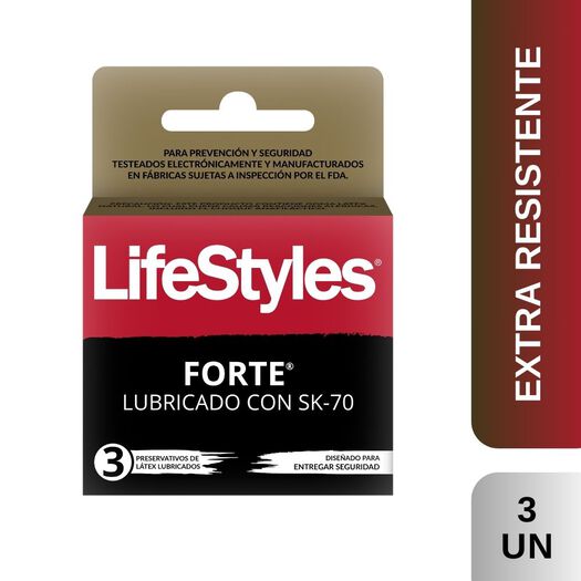 Lifestyles Extra Resistente x 3 Unidades, , large image number 0