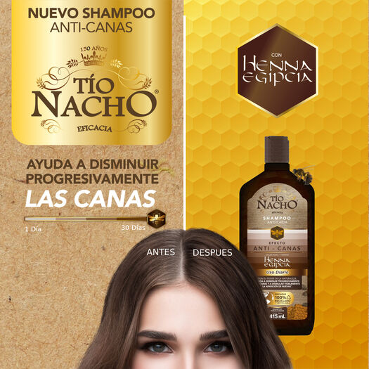 Tío Nacho Shampoo Anti-Canas 415 Ml, , large image number 4
