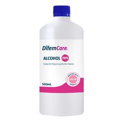 Alcohol 70% Higienizante de Manos 500 Ml